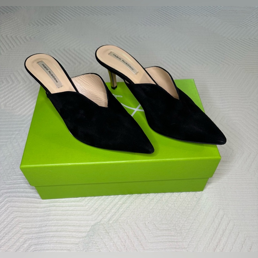 Fabio Rusconi - Slip on heels. Made in Italy. Size 6.5.